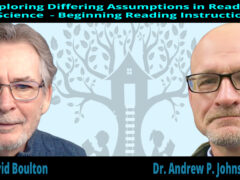 Exploring Differing Assumptions in Reading Science – Beginning Reading Instruction David and Andy with kids reading - 6-25-C